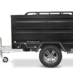 TPV Kofferanhänger 1300kg KT-EB3 Offroad Plus Bordwanderhöhung Geschlossen Gebremst Schwarz