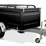 TPV Kofferanhänger 1300kg KT-EB3 Geschlossen Gebremst Schwarz