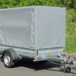 Humbaur HA132513 KV Klappbare Vorderwand und Hochplane
