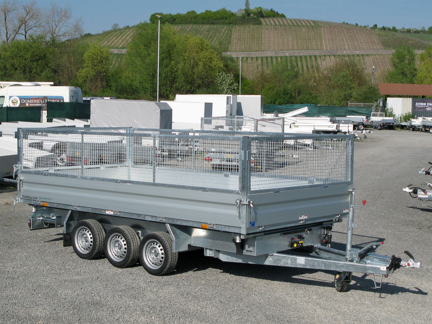 hu3027-1ga-r_humbaur_htk_350041_alu_tridem_466QeTYP4WXhLk.jpg Humbaur HTK 3500.41 ALU Tridem Gitteraufsatz, Rampen, Stützen - Bild 1